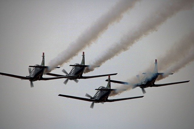 Free download silver falcons formation free picture to be edited with GIMP free online image editor
