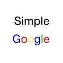 Екран SimpleGoogle для розширення Веб-магазин Chrome у OffiDocs Chromium