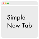 Simple newtab  screen for extension Chrome web store in OffiDocs Chromium