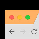 Простой оранжевый экран для расширения интернет-магазина Chrome в OffiDocs Chromium