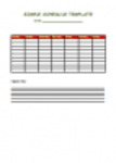 Descargue gratis la plantilla Simple Schedule Template DOC, XLS o PPT gratis para editar con LibreOffice en línea o OpenOffice Desktop en línea