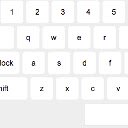 Simple typing tutor  screen for extension Chrome web store in OffiDocs Chromium