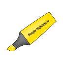 Simply Highlighter  screen for extension Chrome web store in OffiDocs Chromium