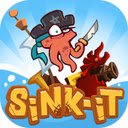 Sink It Arcade  Puzzle  Action Game  screen for extension Chrome web store in OffiDocs Chromium