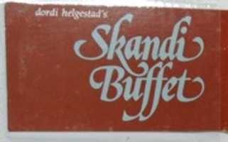Free download SKANDI BUFFET card SANTA BARBARA CA 93105 free photo or picture to be edited with GIMP online image editor