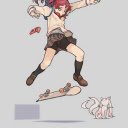 Skateboard Jump (Madoka Magica)  screen for extension Chrome web store in OffiDocs Chromium