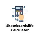 Pantalla de la calculadora de skateboardslife para la extensión Chrome web store en OffiDocs Chromium