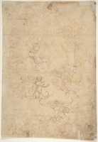 Free download Sketchbook Sheet of Ornamental Studies, (recto and verso) free photo or picture to be edited with GIMP online image editor