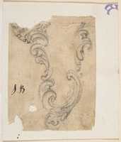 Free download Sketch for the Left Half of a Cartouche. free photo or picture to be edited with GIMP online image editor
