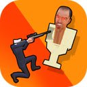 Skibidi Shooter Action  Arcade  Shooting  Funny Game  screen for extension Chrome web store in OffiDocs Chromium