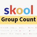Skool Group Count  screen for extension Chrome web store in OffiDocs Chromium