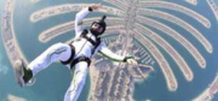 Free download Skydiving Over Palm Jumeirah Flights To Dubai Traveasy India free photo or picture to be edited with GIMP online image editor