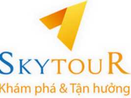Unduh gratis Skytour Logo Slogan foto atau gambar gratis untuk diedit dengan editor gambar online GIMP
