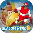 Slalom Hero Game Compete in the Winter Sports Slalom Event!  screen for extension Chrome web store in OffiDocs Chromium