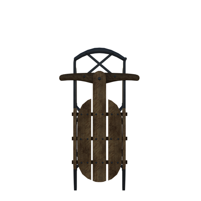 Free download Sled Winter Ride free illustration to be edited with GIMP online image editor