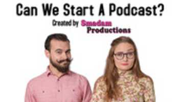 Free download Smadam Productions Can We Start A Podcast Banner free photo or picture to be edited with GIMP online image editor
