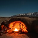 small fire and night  screen for extension Chrome web store in OffiDocs Chromium