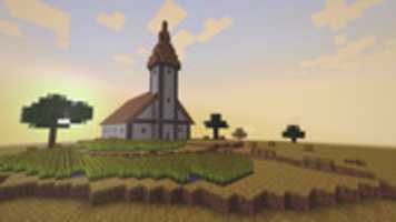 Gratis download Small Minecraft Church - Screenshot gratis foto of afbeelding om te bewerken met GIMP online afbeeldingseditor