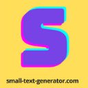 Generatore di testo piccolo ᐈ #101+ Schermata caratteri di testo piccolo per estensione Chrome web store in OffiDocs Chromium