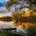 Small wooden bridge by the lake  screen for extension Chrome web store in OffiDocs Chromium