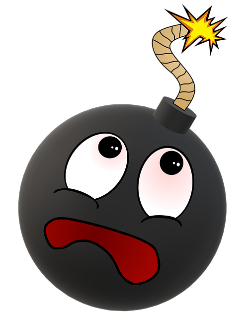 Muat turun percuma ilustrasi percuma Smiley Bomb Explosion untuk diedit dengan editor imej dalam talian GIMP