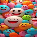 Smiley marbles wallpaper  screen for extension Chrome web store in OffiDocs Chromium
