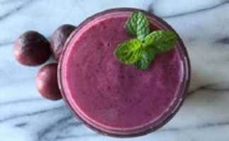 Free download Smoothie Jambu Biji Dan Blueberry free photo or picture to be edited with GIMP online image editor