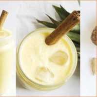 Free download Smoothie Nanas Jahe Creamy free photo or picture to be edited with GIMP online image editor