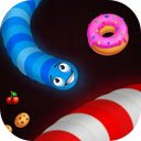 Snake vs Worms Game Eat snacks and leftovers to grow bigger!  screen for extension Chrome web store in OffiDocs Chromium