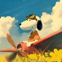 Snoopy Pilot Live Wallpaper  screen for extension Chrome web store in OffiDocs Chromium