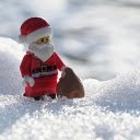 Snow and Santa Claus  screen for extension Chrome web store in OffiDocs Chromium