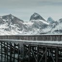 snow bridge and lake  screen for extension Chrome web store in OffiDocs Chromium