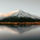 Snow Covered Mountain Near Lake  screen for extension Chrome web store in OffiDocs Chromium