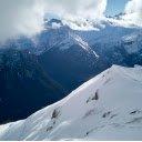 Snow Covered Mountains surrounded  screen for extension Chrome web store in OffiDocs Chromium