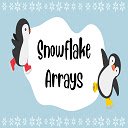 SnowFlake Arrays Theme  screen for extension Chrome web store in OffiDocs Chromium