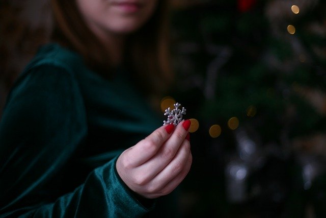 Free download snowflake new year winter bokeh free picture to be edited with GIMP free online image editor