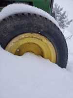 Free download Snow/frost on John Deere tire free photo or picture to be edited with GIMP online image editor