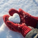 Snow Heart Theme  screen for extension Chrome web store in OffiDocs Chromium