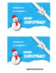 Gratis download Snowman Christmas Card DOC-, XLS- of PPT-sjabloon gratis te bewerken met LibreOffice online of OpenOffice Desktop online