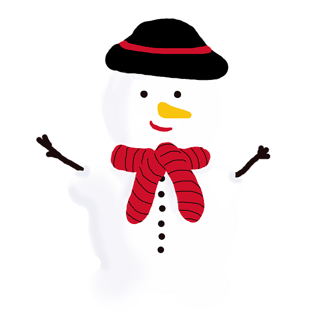 Free download Snowman Winter Cold -  free illustration to be edited with GIMP online image editor