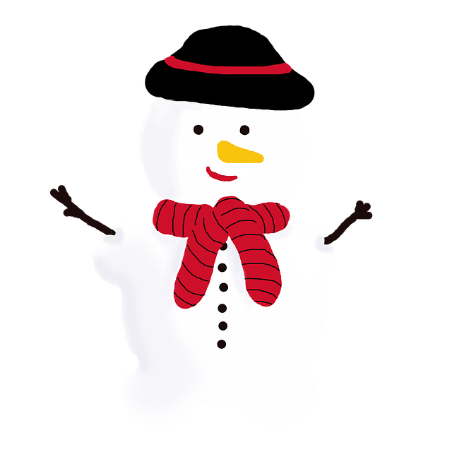 Unduh gratis Snowman Winter Cold - ilustrasi gratis untuk diedit dengan editor gambar online GIMP