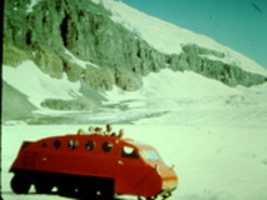 Free download Snowmobile On The Columbia Ice Field  free photo or picture to be edited with GIMP online image editor