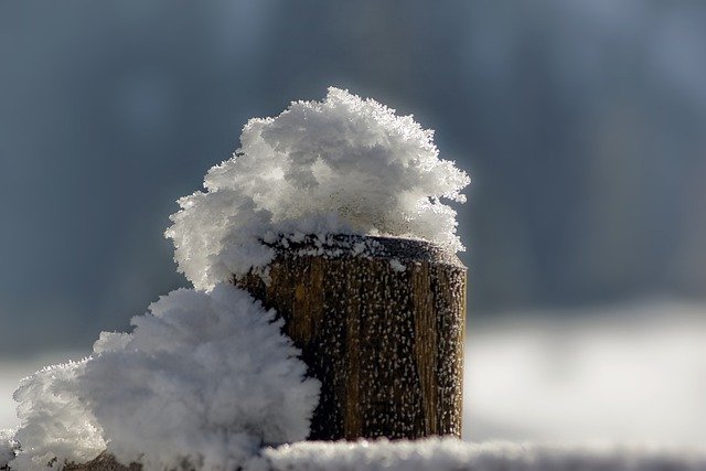 Free download snow wood winter cold ice free picture to be edited with GIMP free online image editor