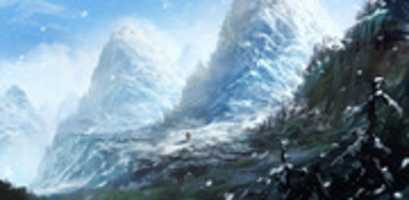 Free download Snowy Mountain - Concept Art free photo or picture to be edited with GIMP online image editor