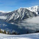 Snowy mountains and rivers  screen for extension Chrome web store in OffiDocs Chromium