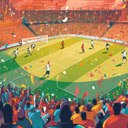 Soccer Game Art Theme  screen for extension Chrome web store in OffiDocs Chromium