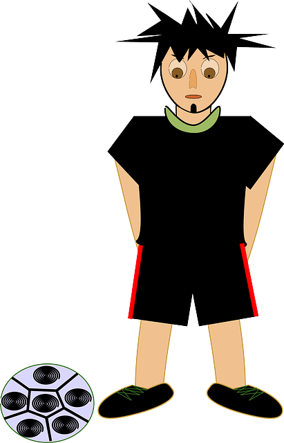 Free download Soccer Player Futball - Free vector graphic on Pixabay free illustration to be edited with GIMP free online image editor
