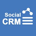 Social-CRM-Bildschirm für die Erweiterung des Chrome-Webshops in OffiDocs Chromium