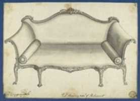 Ücretsiz indir Sofa, in Chippendale Drawings, Cilt. GIMP çevrimiçi resim düzenleyiciyle düzenlenecek fotoğraf veya resmi serbest bırakıyorum