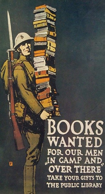 Téléchargement gratuit de livres de soldats, image gratuite de l'armée de la Première Guerre mondiale à modifier avec l'éditeur d'images en ligne gratuit GIMP
